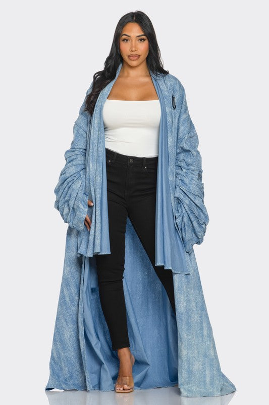 LET IT FLOW DENIM DUSTER