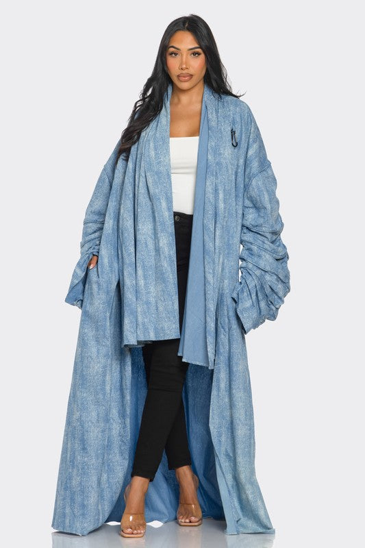 LET IT FLOW DENIM DUSTER