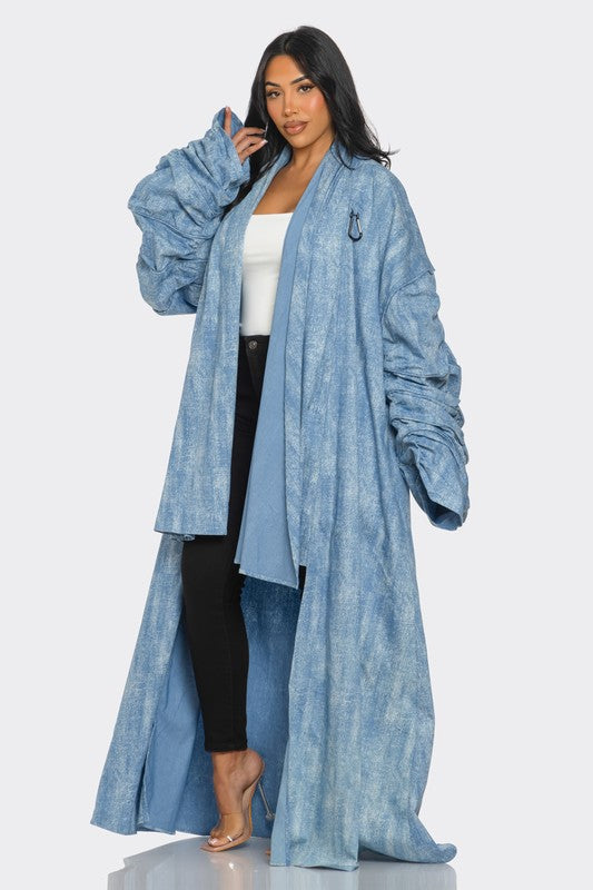 LET IT FLOW DENIM DUSTER